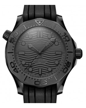 Omega Seamaster Diver 300M 43.5mm Black Ceramic Rubber Strap 210.92.44.20.01.003