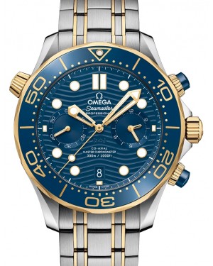 Omega Seamaster Diver 300M 44mm Steel/Yellow Gold Blue Dial Bracelet 210.20.44.51.03.001