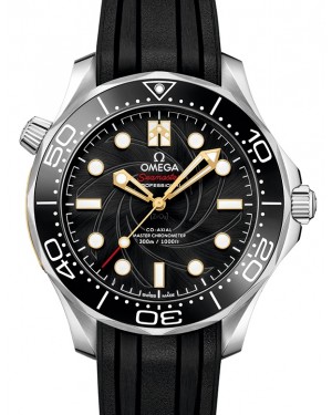 Omega Seamaster Diver 300M Co‑Axial Master Chronometer "James Bond" Limited Edition Set Stainless Steel Black Dial Rubber Strap 42mm 210.22.42.20.01.003 - BRAND NEW