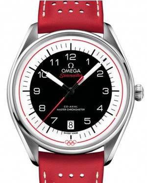 Omega Seamaster Olympic Official Timekeeper 39.5mm Steel Red Strap 522.32.40.20.01.004