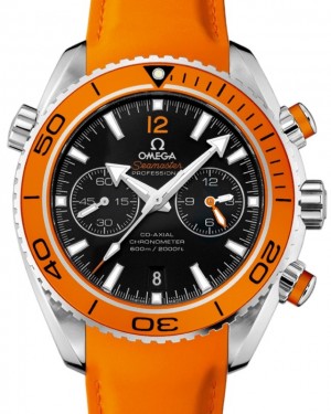 Omega Seamaster Planet Ocean 600M Co-Axial Chronometer Chronograph 45.5mm Stainless Steel Black Dial Rubber Strap 232.32.46.51.01.001 - BRAND NEW