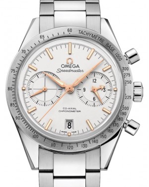Omega Speedmaster '57 Co-Axial Chronometer Chronograph 41.5mm Silver Dial Stainless Steel Bracelet 331.10.42.51.02.002 - BRAND NEW