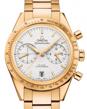 Omega Speedmaster '57 Chronograph 41.5mm Silver Dial Yellow Gold Bracelet 331.50.42.51.02.001