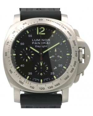 Panerai PAM 250 Luminor Daylight Chronograph Stainless Steel Rubber Automatic 44mm - PRE-OWNED
