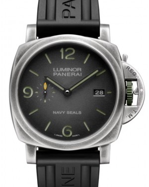 Panerai Luminor Marina Navy SEALs Stainless Steel 44mm Black Dial PAM01412 - BRAND NEW