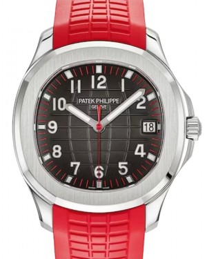 Patek Philippe Aquanaut Singapore Steel Black-Red Accent Dial 5167A-012 - PRE-OWNED