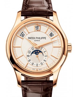Patek Philippe Complications Annual Calendar Moon Phases Rose Gold White Dial 5205R-001 - BRAND NEW
