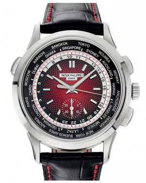 Patek Philippe Complications World Time Flyback Chronograph White Gold "Singapore Edition" 5930G-011