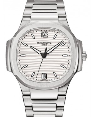 Patek Philippe Nautilus Ladies Stainless Steel Silver Opaline Dial 7118/1A-010 - BRAND NEW