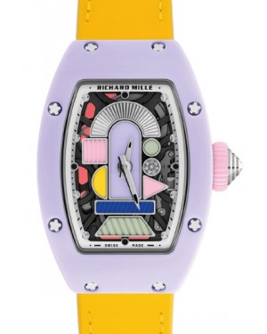 Richard Mille Automatic Winding Coloured Ceramic Lavender Pink RM 07-01 - BRAND NEW