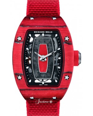 Richard Mille Automatic Racing Red Carbon Black Red Dial  RM 07-01 - BRAND NEW