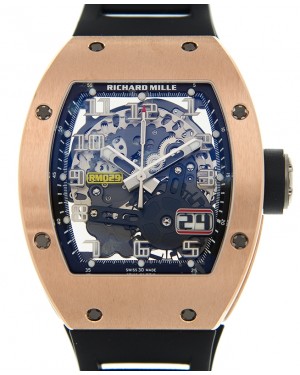 Richard Mille Automatic Winding Oversize Date Rose Gold RM 029 - BRAND NEW