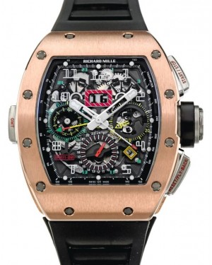 Richard Mille Flyback Chronograph Dual-Time Rose Gold/Titanium RM 11-02