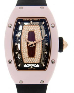 Richard Mille Pink Ceramic Diamond Jasper Dial RM 07-01
