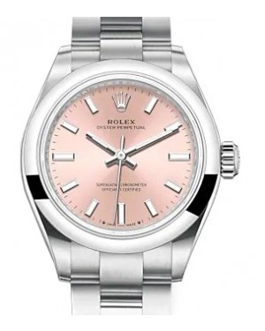 Rolex Oyster Perpetual 28 Pink Index Dial 276200 - BRAND NEW