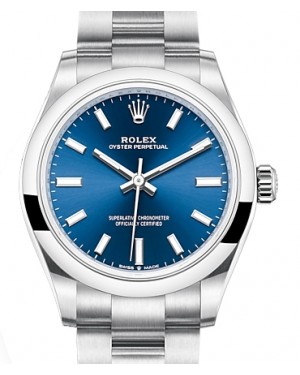Rolex Oyster Perpetual 31 Blue Index Dial 277200 - BRAND NEW