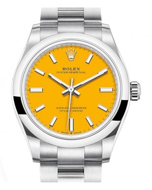 Rolex Oyster Perpetual 31 Yellow Index Dial 277200 - BRAND NEW