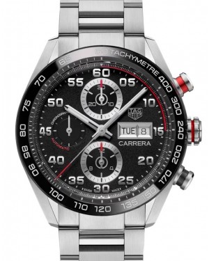 Tag Heuer Carrera Chronograph Stainless Steel/Ceramic 44mm Black Dial CBN2A1AA.BA0643 - BRAND NEW