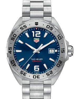 Tag Heuer Formula 1 Stainless Steel Blue Index Dial & Stainless Steel Bracelet WAZ1118.BA0875 - BRAND NEW