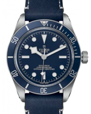 Tudor Black Bay 58 Stainless Steel 39mm Blue Dial Leather Soft Touch Strap M79030B-0002
