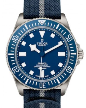 Tudor Sport Watches Pelagos FXD Titanium 42mm Navy Blue Dial Fabric Strap M25707B/23-0001 - BRAND NEW