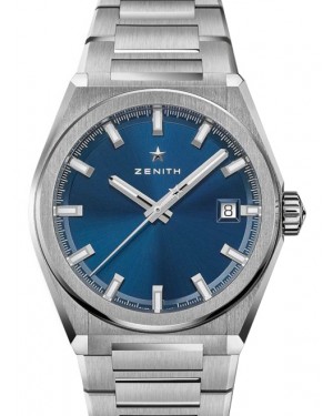 Zenith Defy Classic Titanium Blue Dial & Steel Bracelet 95.9000.670/51.M9000 - BRAND NEW
