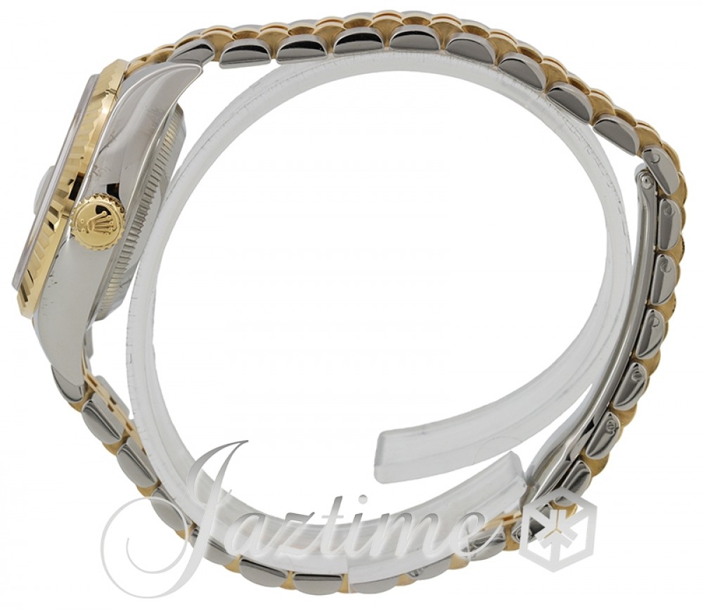 Rolex Datejust 28 279173 Silver Diamond Fluted Bezel Yellow Gold &  Stainless Steel Jubilee - BRAND NEW