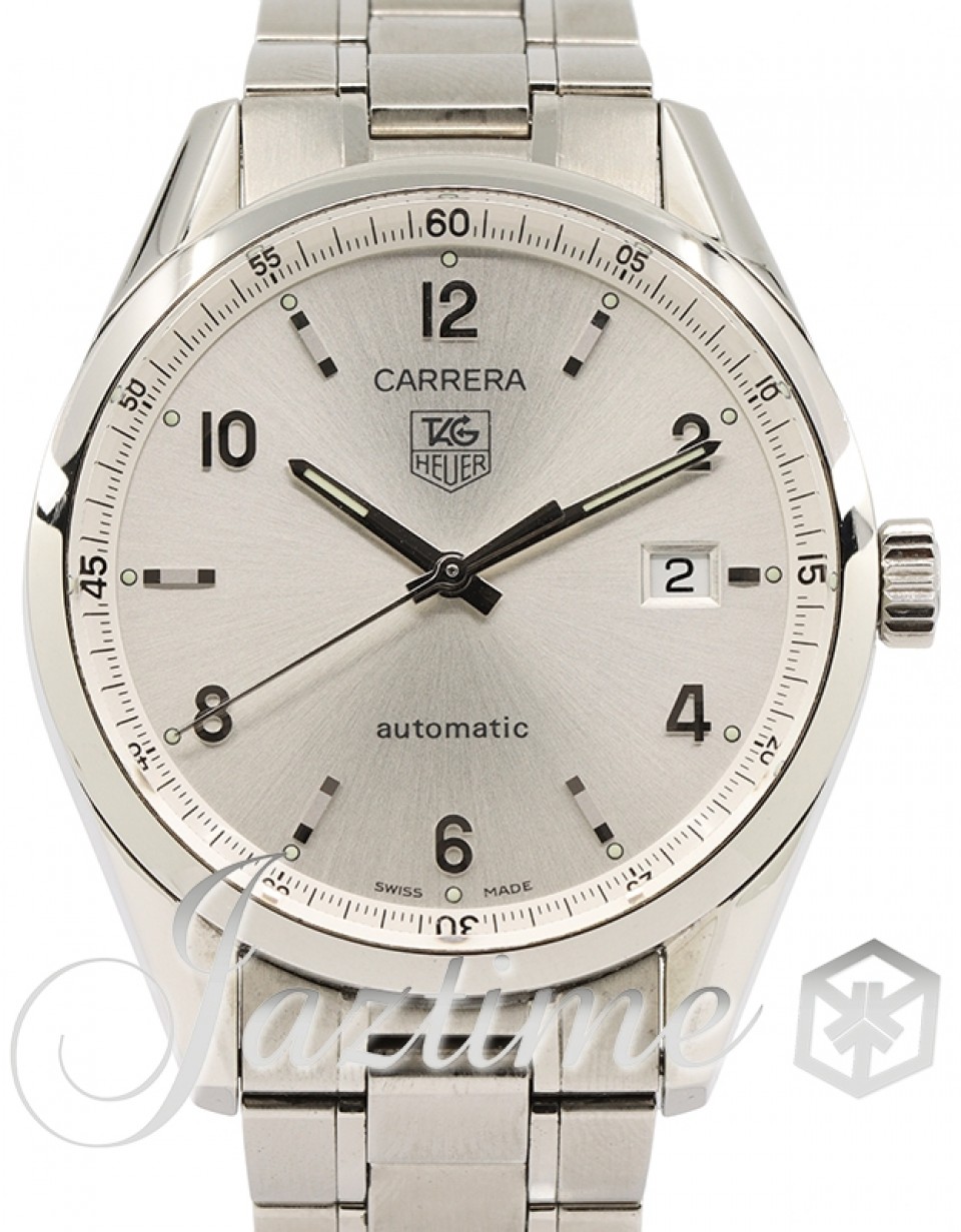 Tag Heuer Carrera Stainless Steel Silver Arabic Dial & Stainless Steel  Bracelet WV211A - BRAND NEW