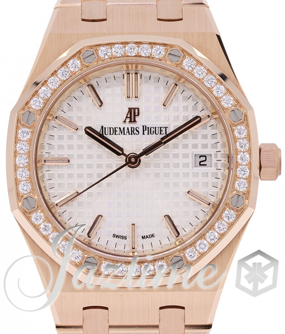 ᐉ Audemars Piguet 15412OR.YG.1224OR.01 Royal Oak Rainbow Frosted Rose gold  Watch Price ⇒ Mio Jewelry