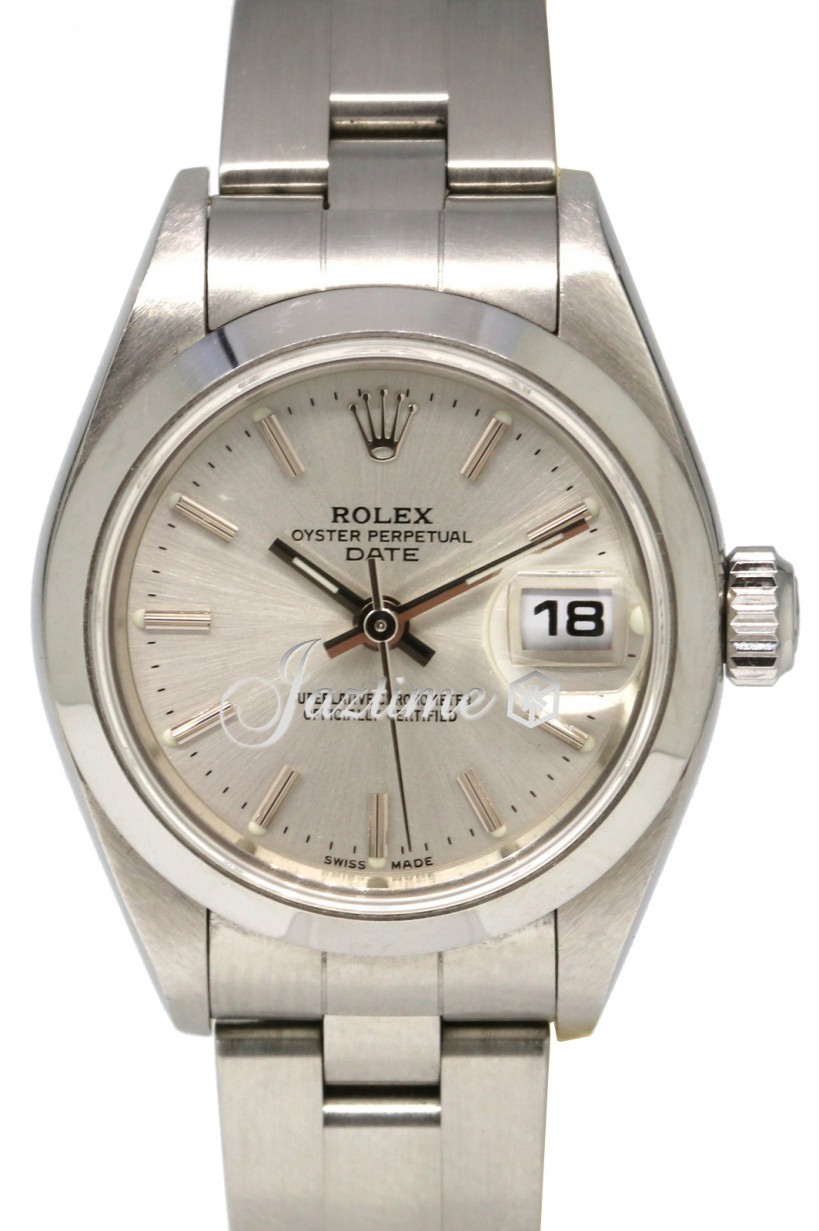 Rolex Datejust 79160 Ladies Small 26mm Silver Index Stainless Steel Oyster