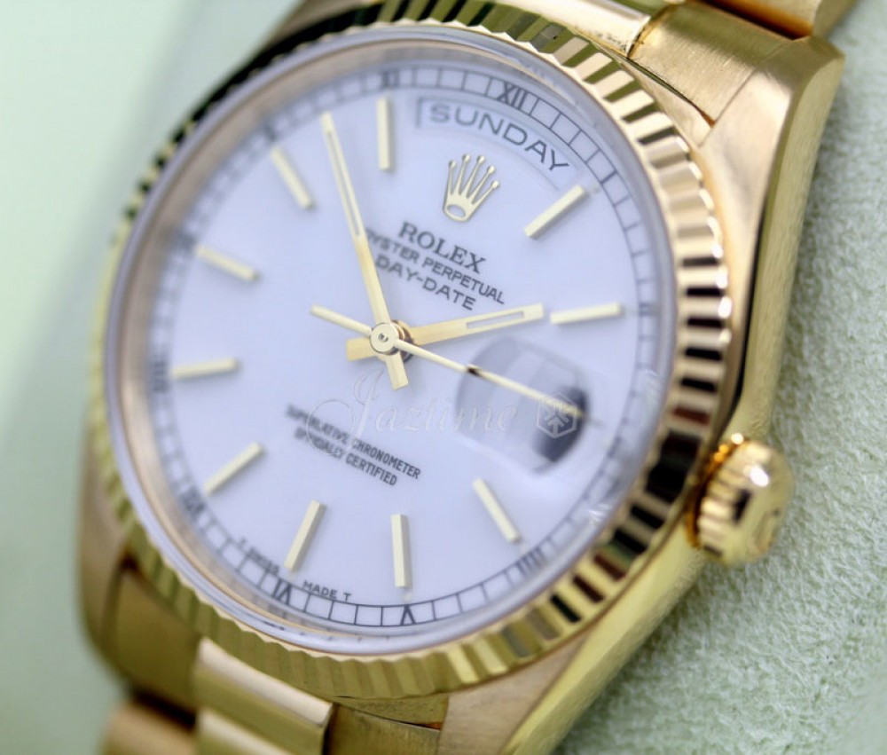 Rolex Day-Date President 18238 Yellow Gold Double Quickset
