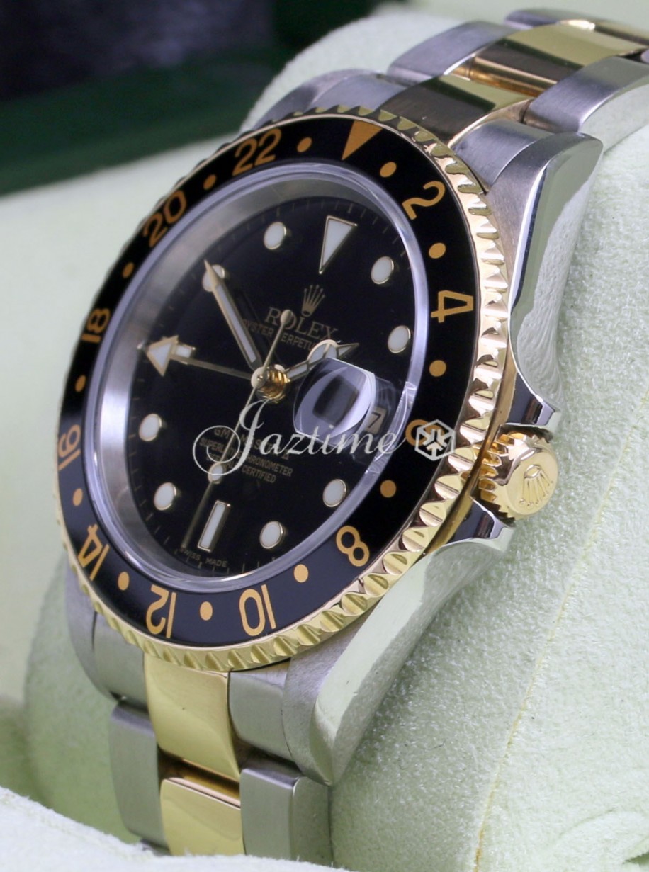 Rolex GMT-Master II 16713 40mm 18k Yellow Gold Stainless Steel