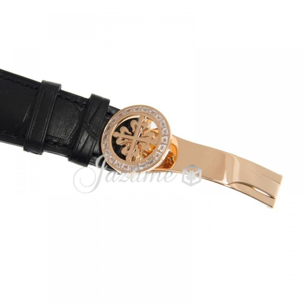 Patek Philippe Complications Chronograph Annual Calendar Rose Gold 40mm  Black Index Leather Strap 5961R-010 - BRAND NEW