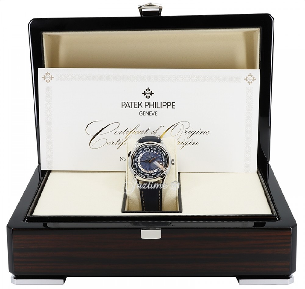 Patek Philippe Complications World Time Platinum Blue Dial 38.5mm 5230P-001  - BRAND NEW