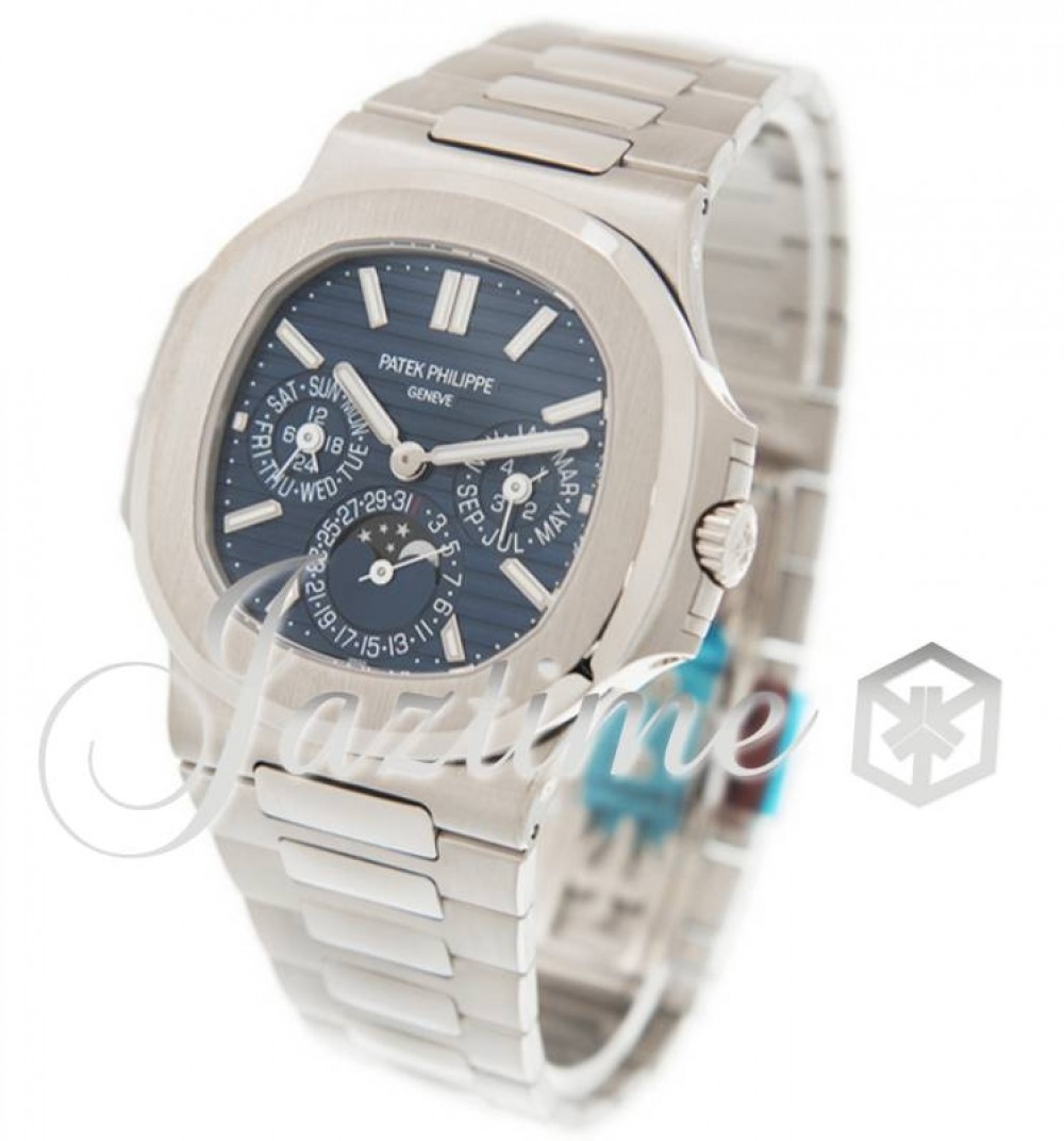 PATEK PHILIPPE, NAUTILUS, REF 5740/1G-001, WHITE GOLD PERPETUAL CALENDAR  BRACELET WATCH, MADE IN 2019, Important Watches, 2020