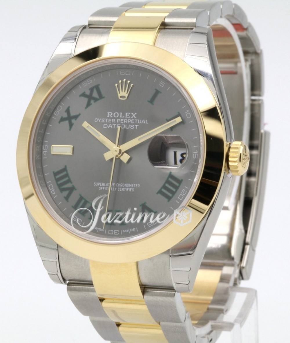 Rolex Datejust 41 Two-Tone Yellow Gold & Oystersteel - Silver Dial - Index Dial (Ref#126303)