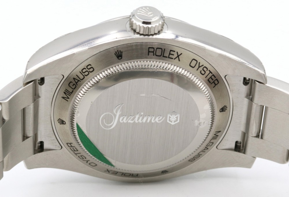 Rolex Milgauss 116400V 116400GV Green Crystal Black Dial 40mm Stainless  Steel BRAND NEW