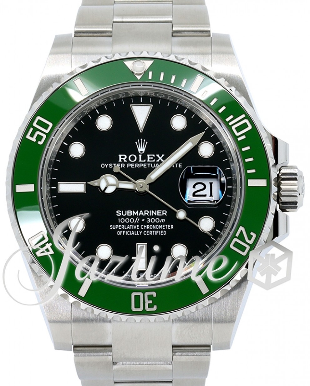 Rolex Submariner Date Kermit 41 Steel Black Dial Green Bezel 126610LV