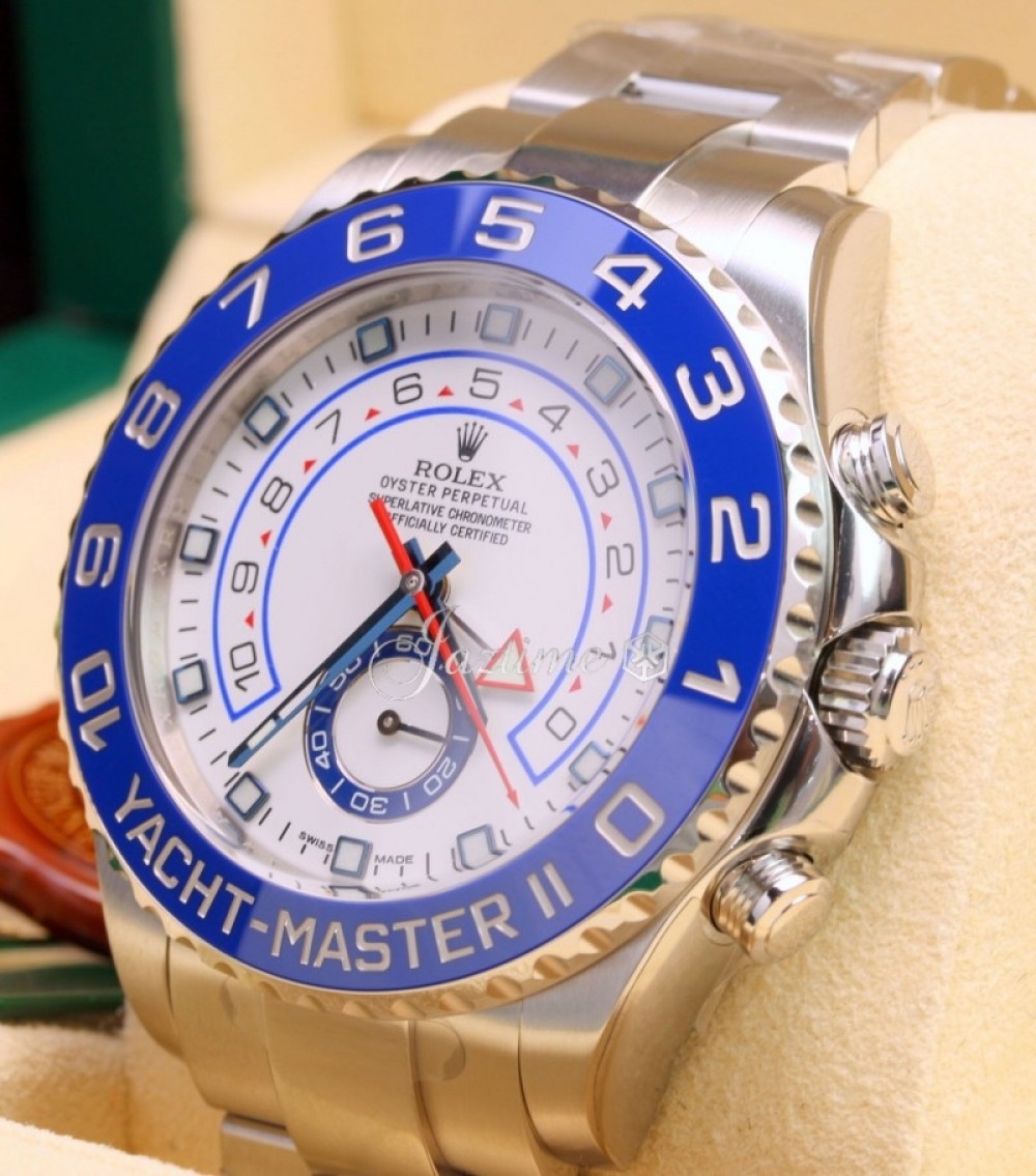 Authentic Used Rolex Yacht-Master II 116680 Watch (10-10-ROL-T2MBS3)