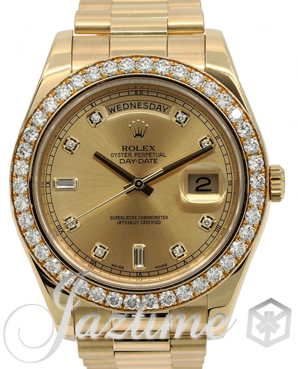 rolex day date factory diamond dial
