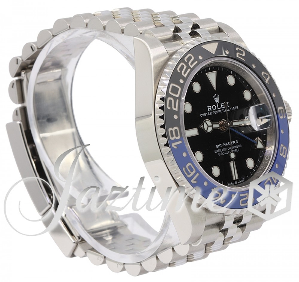 Rolex GMT-Master II Stainless Steel Black Luminous Dial & Blue/Black  Ceramic Bezel Jubilee Bracelet 126710BLNR - USED