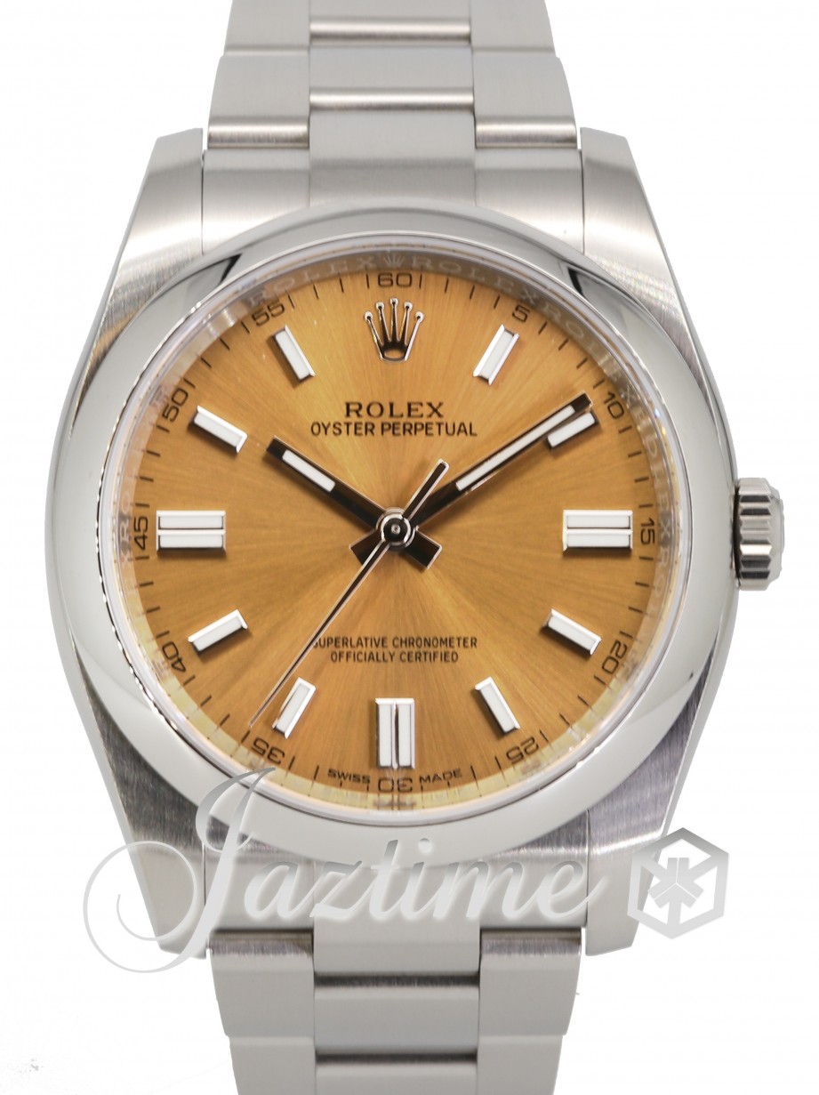 Rolex Oyster Perpetual 36 116000 White Grape Index Domed Stainless Steel  36mm Automatic - BRAND NEW