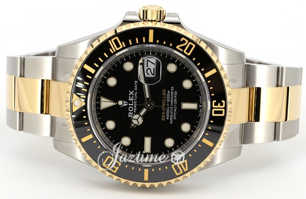 Rolex Sea-Dweller 43mm Case Yellow Gold/Steel Black Luminous Dial & Ceramic  Bezel Oyster Bracelet 126603 - BRAND NEW