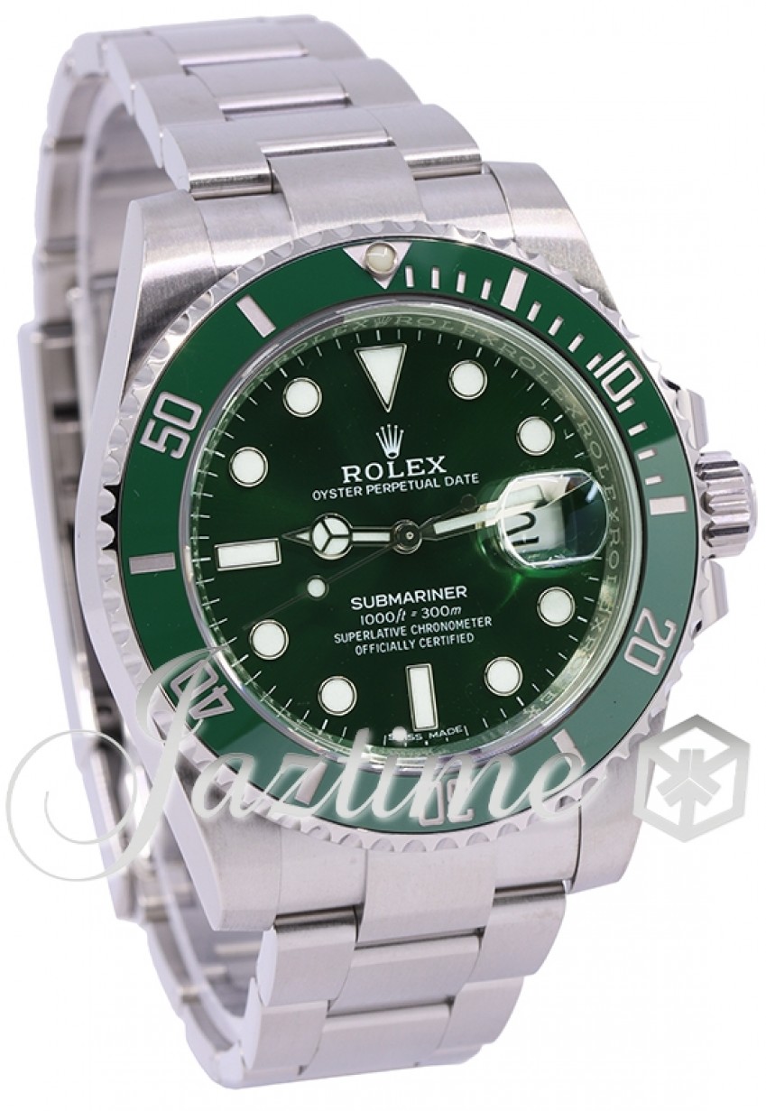 Rolex Oyster Perpetual Submariner Stainless Steel Green Dial