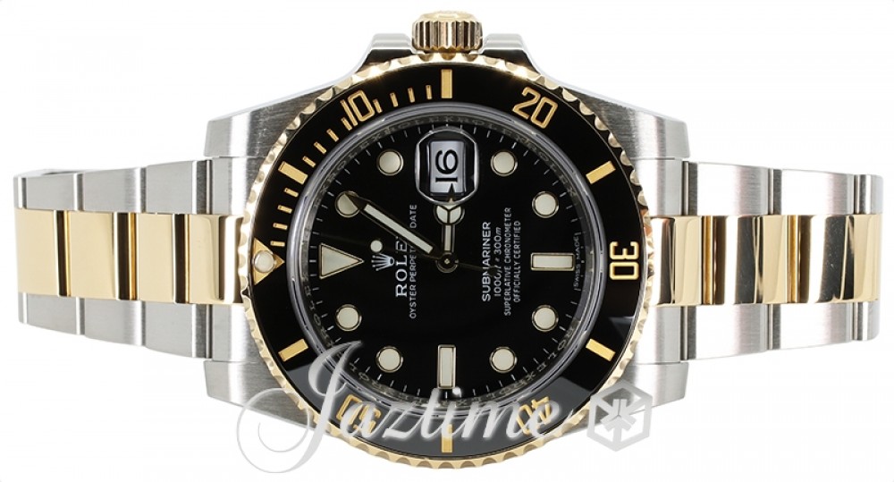 Rolex Submariner Date Yellow Gold/Steel Black Dial & Ceramic Bezel Oyster  Bracelet 116613LN - PRE-OWNED