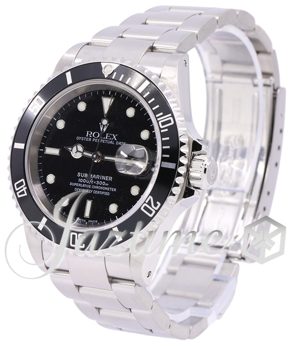 Rolex Submariner 16610 40mm Stainless Steel Oyster Date BOX/PAPERS