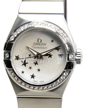 OMEGA 123.15.27.20.05.001 CONSTELLATION CO-AXIAL 27mm STEEL - BRAND NEW