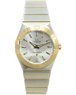 OMEGA 123.20.27.60.02.002 CONSTELLATION QUARTZ 27mm STEEL AND YELLOW GOLD BRAND NEW