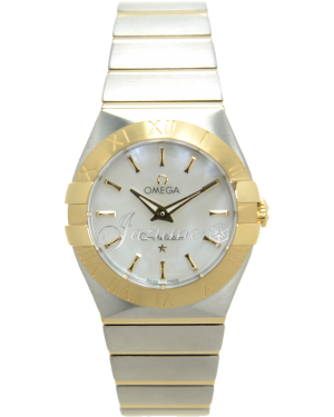 OMEGA 123.20.27.60.05.002 CONSTELLATION QUARTZ 27mm STEEL AND YELLOW GOLD BRAND NEW