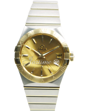 OMEGA 123.20.38.21.08.001 CONSTELLATION CO-AXIAL 38mm STEEL AND YELLOW GOLD - BRAND NEW